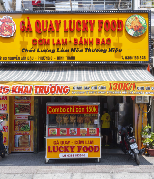 🍗 Lucky Food – Gà Quay Trứ Danh Hóc Môn, Giòn Rụm Ngon Khó Cưỡng! 🍗