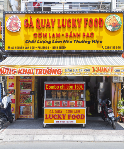 GÀ QUAY LUCKY FOOD GIAO HÀNG TẬN NƠI