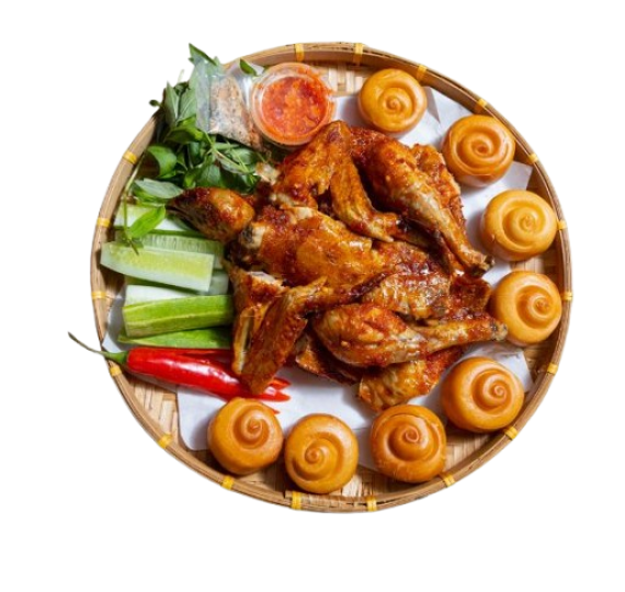 GÀ QUAY LUCKY FOOD GIAO HÀNG TẬN NƠI